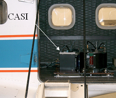 CASI instrument in the NERC plane