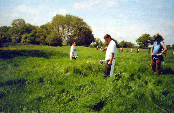 James Lyall and Kay McManus at Bosworth Battlefield