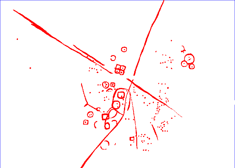 Interpretation of magnetic anomalies from this area