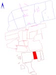 Location of Area 12AC in relation to the rest of the settlement