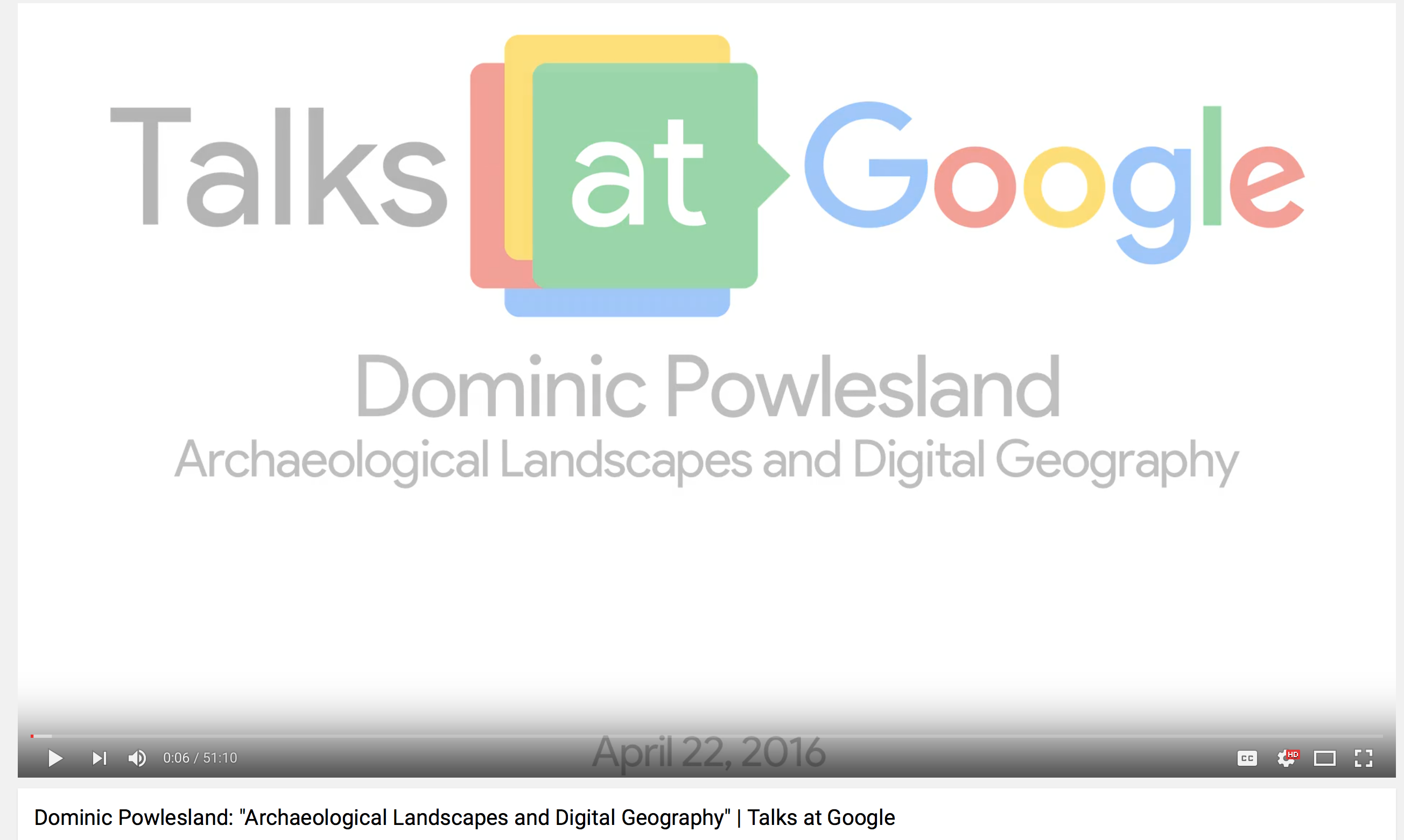 Archaeological Landscapes and Digital Geography