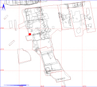 Shows location of spit 12AD5047 in relation to the rest of Site 12