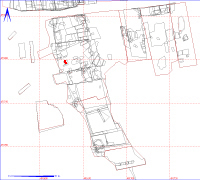 Shows location of spit 12AD5233 in relation to the rest of Site 12