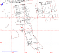 Shows location of spit 12AD5447 in relation to the rest of Site 12