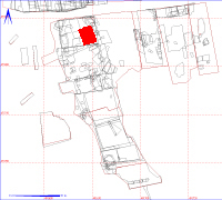 Shows location of spit 12AD8070 in relation to the rest of Site 12