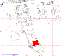 Shows location of spit 12AF110 in relation to the rest of Site 12