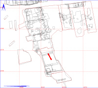 Shows location of spit 12AF119 in relation to the rest of Site 12