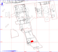 Shows location of spit 12AF124 in relation to the rest of Site 12