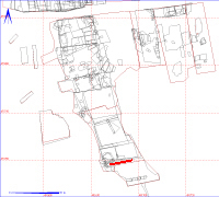 Shows location of spit 12AF1 in relation to the rest of Site 12