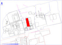 Shows location of spit 2CA56 in relation to the rest of Site 2