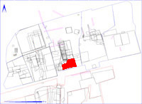 Shows location of spit 2CA58 in relation to the rest of Site 2