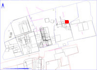 Shows location of spit 2CB24 in relation to the rest of Site 2