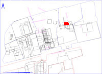 Shows location of spit 2CB39 in relation to the rest of Site 2