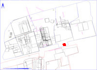 Shows location of spit 2CB80 in relation to the rest of Site 2