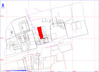 Shows location of spit 2CA1017 in relation to the rest of Site 2