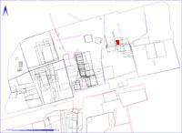 Shows location of layer 2CB34 in relation to the rest of Site 2